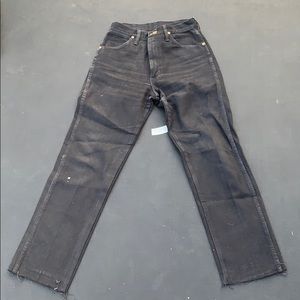 Vintage high waisted black wrangler jeans